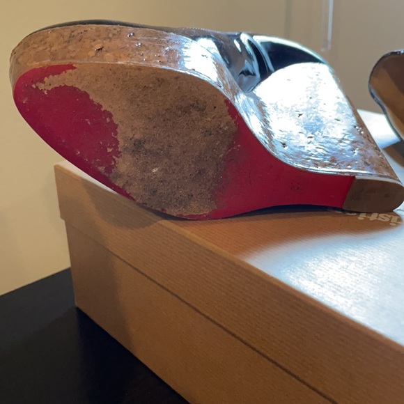 Christian Louboutin platform cork shoes - Picture 6 of 7